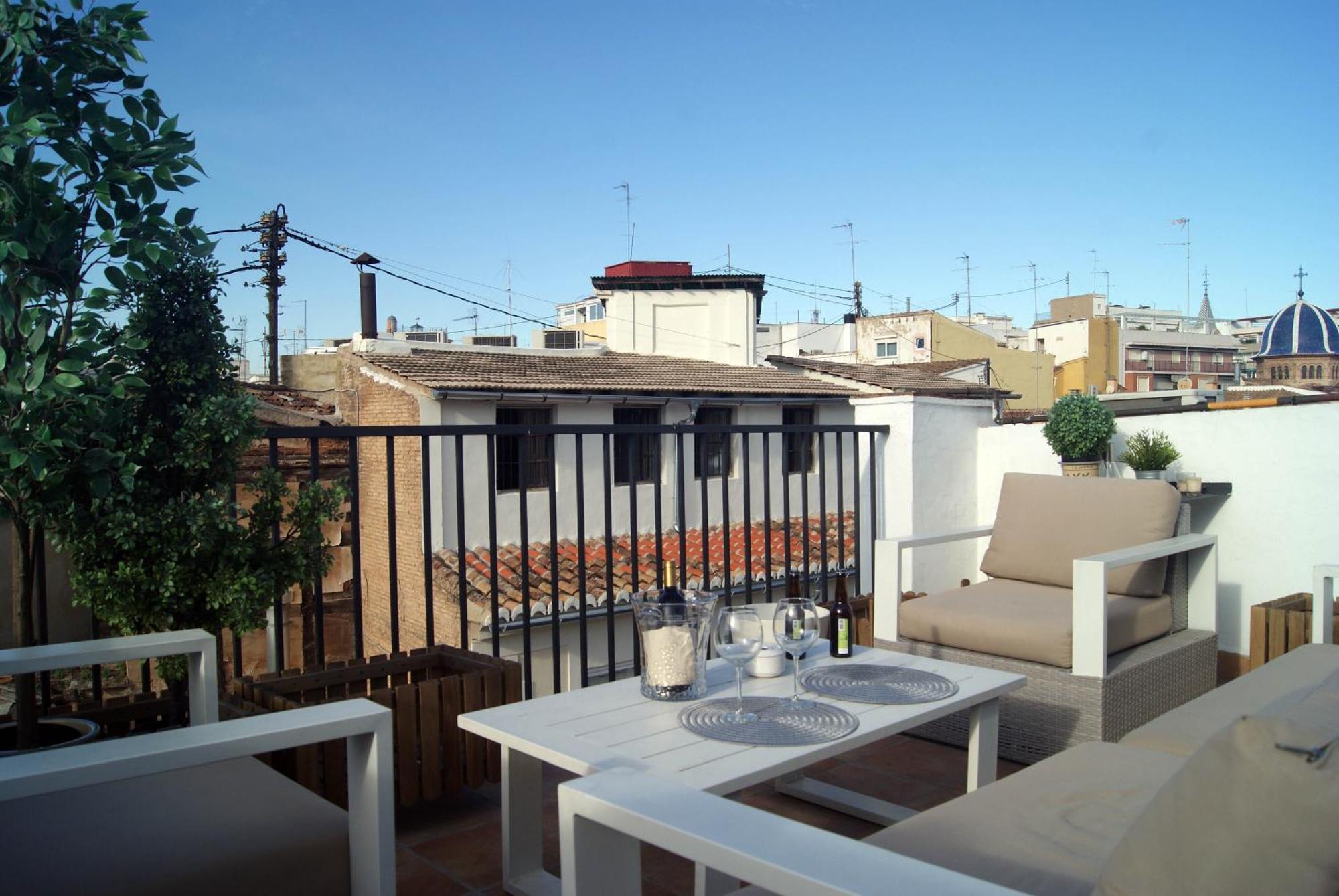 Apartamentos Centricos Barrio Del Carmen Valencia Bagian luar foto