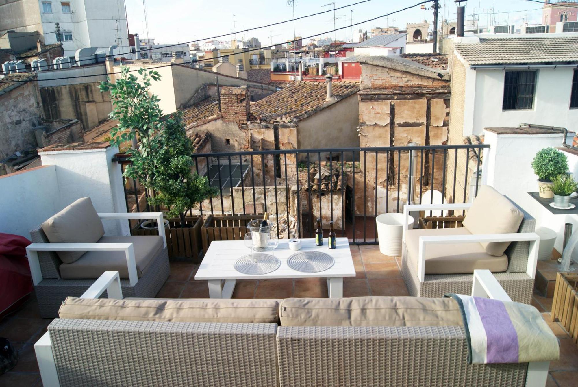Apartamentos Centricos Barrio Del Carmen Valencia Bagian luar foto