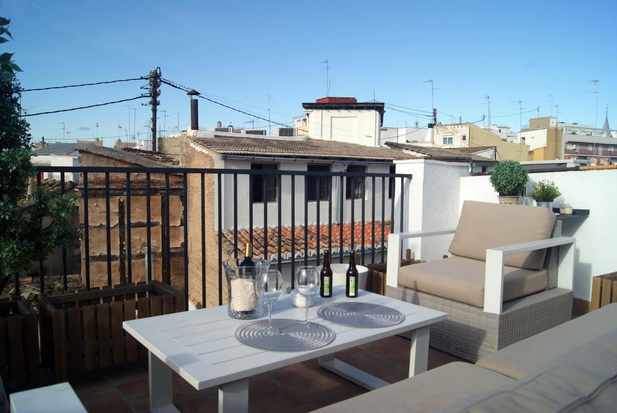 Apartamentos Centricos Barrio Del Carmen Valencia Bagian luar foto